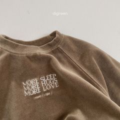 digreen/more velvet sweater【olive】