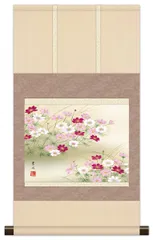 掛軸 雪鳳 柿 横物 秋 画賛 書 季節物 Amazon.co.jp: 三木芳泉 色紙絵(27.3x24.2cm)『鮎』心如水（しん