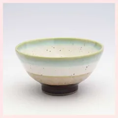 （３Ｐセット）瀬戸焼　彩ライン　飯碗（緑）　※陶器,贈り物,個性的,ギフト,シリーズ,高級感,高品質,日本製,レトロモダン,かわいい,ご飯,お茶碗,家族,シンプル,4色,カラフル,パステルカラー　◎2セット目以上大幅値引き対象商品♪