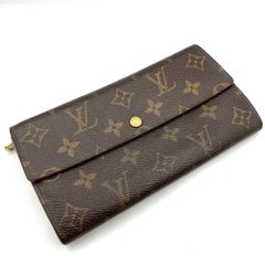 鑑定済み】正規品 グッチ GUCCI GGキャンバス Wホック 長財布 ベージュ  
