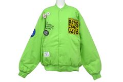 新品未使用 BILLIONAIRE BOYS CLUB ビリオネアボーイズクラブ コットンツイル バーシティージャケット BBCJP245X002 サイズM グリーン 中古 4c067480