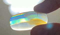 幻のアゲート°⌖꙳ イリスアゲート　カラーチェンジ　プレート　ルース　原石