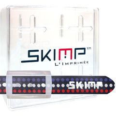 SKIMP プリントベルト メンズ レディース ゴム ゴルフ スノボ 防水  長さ約140cm 幅約3.4cm スキンプ【ドット1】