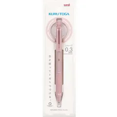 （まとめ買い）三菱鉛筆 シャープペンシル クルトガ KSモデル 0.3mm コーラルピンク M3KS1P.66 【5本セット】