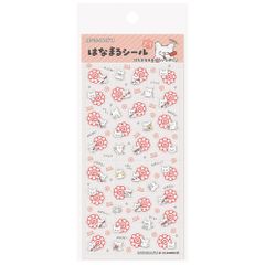 サンリオキャラクターズ はなまるおばけ アイコンシール はなまる 透明 半分 カット 手帳 カレンダー かわいい エムプラン