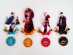 [4点セット] DIABOLIK LOVERS 10th Anniversary アニメイトオンリーショップ アクリルスタンドコレクション/無神ルキ、無神コウ、無神ユーマ、無神アズサ