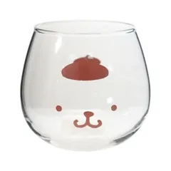 ポムポムプリン ガラスコップ ゆらゆら タンブラー フェイス サンリオ 金正陶器 プレゼント かわいい 男の子 女の子 ギフト