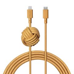【人気商品】[MFi認証] 急速充電ケーブル データ同期 ライトニング iPhone/iPad対応 to USB-C (3メートル) Cable Night [ネイティブユニオン] (Kraft) UNION NATIVE
