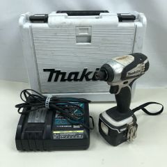 ◇◇MAKITA マキタ 締め付け工具 インパクトドライバ 充電器・充電池1個・ケース付 TD134DX2 ホワイト