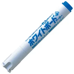 シヤチハタ ホワイトボードマーカー 潤芯 K-529 角芯 青 乾きにくい におい控えめ 補充式 ペン先交換式のサムネイル