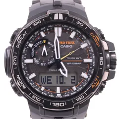 casio 腕時計 protrek トリプルセンサー ver.3 コレクション prw-6000y-1ajf メンズ