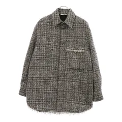 VALENTINO (ヴァレンチノ) WOOL COTTON BOUCLE TWEED GIUBBINO ウール コットン ブークレ ツイード ジャケット ブラック/ホワイト 2V3CIH378YPのサムネイル