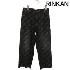 バレンシアガ  600235 TMW21 総柄デニムパンツ レディース 26