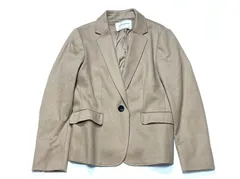 【211908】UNITED ARROWS ユナイテッドアローズ  レディース　ウールジャケット　サイズ：36号  ・ サンドベージュ