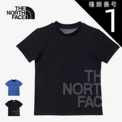 種類1：K/130 ザ・ノース・フェイス tシャツ キッズ 半袖 男の子 女の子 UVカット THE NORTH FACE NTJ32471 S/S ショートスリーブエンジニアードビッグロゴクルー 部活 スポーツ 運動 ブラック ブルー 130cm / 140