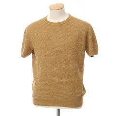 【中古】ラルディーニ LARDINI シルクリネン 半袖ニット ライトブラウン【サイズ46】【メンズ】のサムネイル