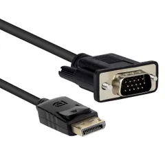 dp-vga 1.8m DisplayPort VGA変換 ケーブル DP to VGA 変換ケーブル 1.8m 標準 DP-VGA ケーブル 1080P ディスプレイポート 変換 DP (オス) - VGA(オス)