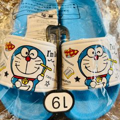 ドラえもん　サンダル　男の子　キッズ　19cm　水色　ドラえもんサンダル