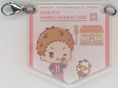【中古】キーホルダー 夜久衛輔・コロコロクリリン アクリルチャーム 「ハイキュー!!×サンリオキャラクターズ アクリルあそーと」
