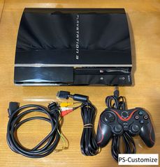 PS3 CECHA00 HDD 120GB換装 プロードライザ交換済＆オーバーホール済 内部ファンコンカスタム、CELL/RSX殻割り＆低電圧化 YLOD対策特製品 日本製