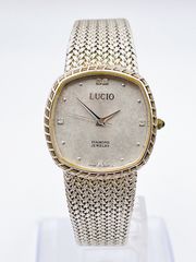 LUCIO/ルシオ　G-107　レディース腕時計　クォーツ　シルバー　DIAMOND JEWELRY/ダイアモンドジュエリー　SH292