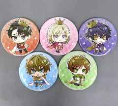 【中古】バッジ・ピンズ [単品] 集合 描きおろしちびキャラ缶バッジ5個セット 「Switchソフト テミラーナ国の強運姫と悲運騎士団 特装版 アニメイト限定セット」 同梱特典