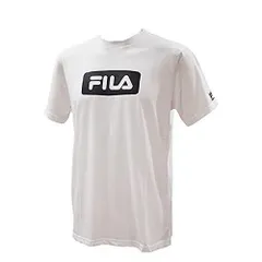フィラ(FILA) ボックスロゴTシャツ メンズ 411348 ホワイト(WT) Lサイズ
