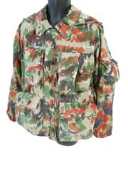 スイス軍 M57 フィールドジャケット バックパック付 アルペンカモ 63年 M ※表記48 中古下