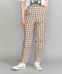 【70％off】BEAUTY & YOUTH UNITED ARROWS ポリエステル チェックパンツ -ウォッシャブル-