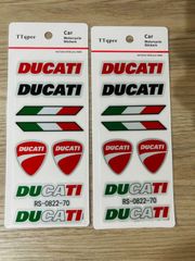 ★アウトレット★新品 MotoGP Ducati ドゥカティ レーシング ステッカー 8 x 19 cm 反射 シール デカール グッズ アクセサリー