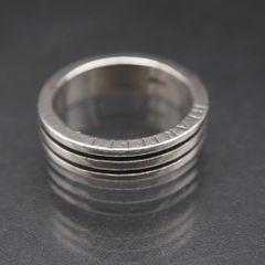A158 ヴィンテージ SILVER刻印 リング メッセージ デザイン シルバー 指輪 15号
