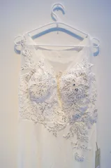 【0016】ノースリーブ　ロングドレス　白　ホワイト