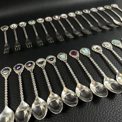 ごとうたかひろ様へb502、シルバー ゴールド 洋白 キャビアスプーン 5本 ごとうたかひろ様へb502、シルバー ゴールド 洋白 キャビアスプーン 5本