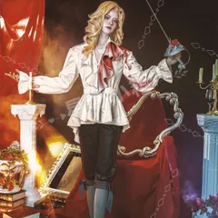 新品 未使用 第五人格 ハンター 写真家 ジョゼフ ドラソネス Joseph Desaulniers コスプレ衣装 宿醉スキン ハンター 珍奇スキン フルセット 撮影会 舞台演出 ハロウィン イベント用 男女兼用