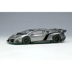 新品 EIDOLON COLLECTION 1/43 ランボルギーニ ヴェネーノ 2013 メタリックグレー/グリーンアクセント 完成品ミニカー EM449C [佐川急便]のサムネイル