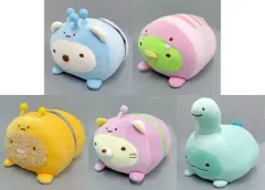 【中古】ぬいぐるみ 全5種セット ふしぎなおともだち もちもちうつぶせぬいぐるみBIG 「すみっコぐらし」