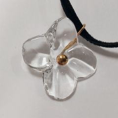 Baccarat バカラ オルテンシア クリアカラー チョーカー 750 K18 ネックレス