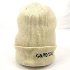 クイックシルバー ニットキャップ 帽子 ブランド スポーツウエア レディース メンズ ベージュ Quiksilver 【中古】のサムネイル