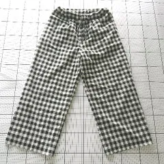 ◇ Θ URBAN RESEARCH アーバンリサーチ ギンガムチェック柄 ワイド パンツ サイズF ブラック系 レディース E  【1508260057325】