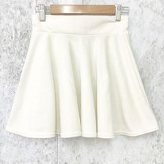 GORGE ゴージ フレア ミニスカート ホワイト □〇