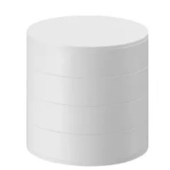 【新品・4営業日で発送】山崎実業 アクセサリートレー4段 ホワイト 4068