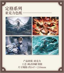 原神公式グッズ 璃月アクリルスタンド 夜蘭 胡桃 刻晴 煙緋 雲菫 原神公式グッズ 璃月アクリルスタンド 夜蘭 胡桃 刻晴 煙緋 雲菫