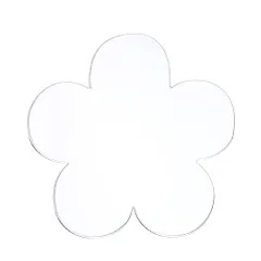 【数量限定】ハート 花 鏡 丸 ミラー グリップ 携帯リング レディース 落下防止 スマホ リング iphone かわいい スマホリング マグセーフ対応 マグネット (花(シルバー)) 韓国 magsafe対応 スマホグリップ