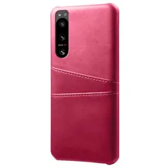 Xperia 5 IV ケース SO-54C SOG09 A204SO エクスペリア5 マーク4 カード収納 レザー スマート ケース 【Color】 マゼンタのサムネイル