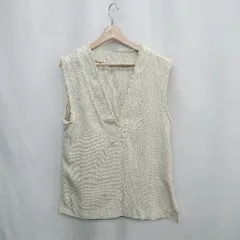 ◇ ⊂ SENSE OF PLACE　センス オブ プレイス ベスト ジレ サイズone ベージュ レディース E  【1502030014709】