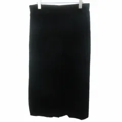 ジバンシィ GIVENCHY GLAMOUR 美品 ヴィンテージ 大きいサイズ ロングスカート ベロア 黒 ブラック 13 約XL 0317のサムネイル