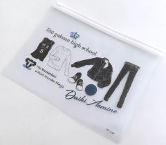 [중고] 가방 아오미네 다이키 클리어 파우치 just be myself [쿠로코의 농구]