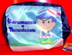 バンプレスト プリントポーチ おそ松さん×Sanrio characters カラ松(青)