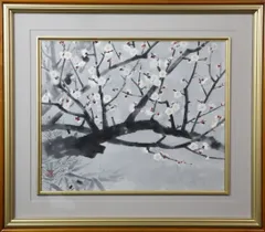 下村観山、【春秋】、希少画集・額装画、新品・日本製額縁付、状態良好 下村観山「瀑布」 明治から昭和期にかけて活躍した日本画家