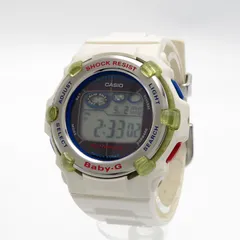 CASIO　カシオ　BABY-G　ベビーG　BGR-3007K-7JR　3219 イルクジ　腕時計　ウォッチ　Love The Sea And The Earth　コラボレーションモデル　デジタル　白 ソーラー電波　【中古】